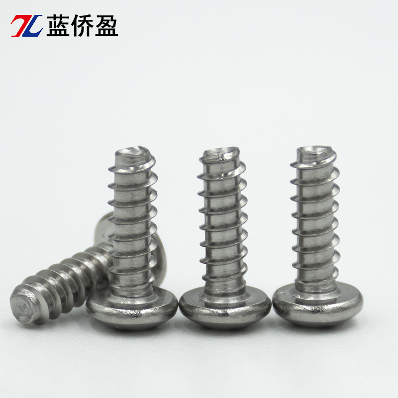 304 round head flat tail tapping screws